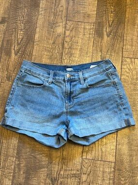 Old Navy Blue Cuffed Denim Shorts
